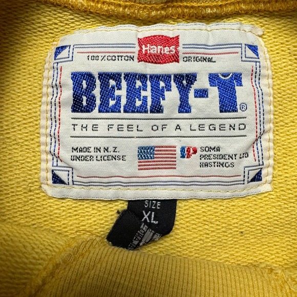 Auckland New Zealand 90s Vintage Yellow Vtg Graphic Crewneck - Picture 3 of 8